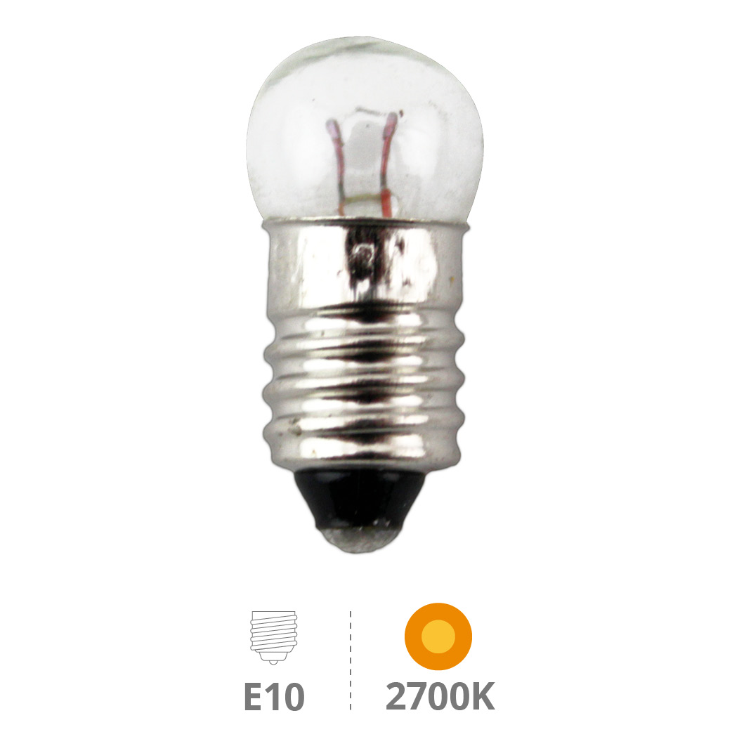 Caja 25u Lamp.miniatura manualidades E10 3V 