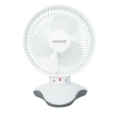 Ventilador sobremesa Zawadi Ø18cm 5W motor DC Blanco 
