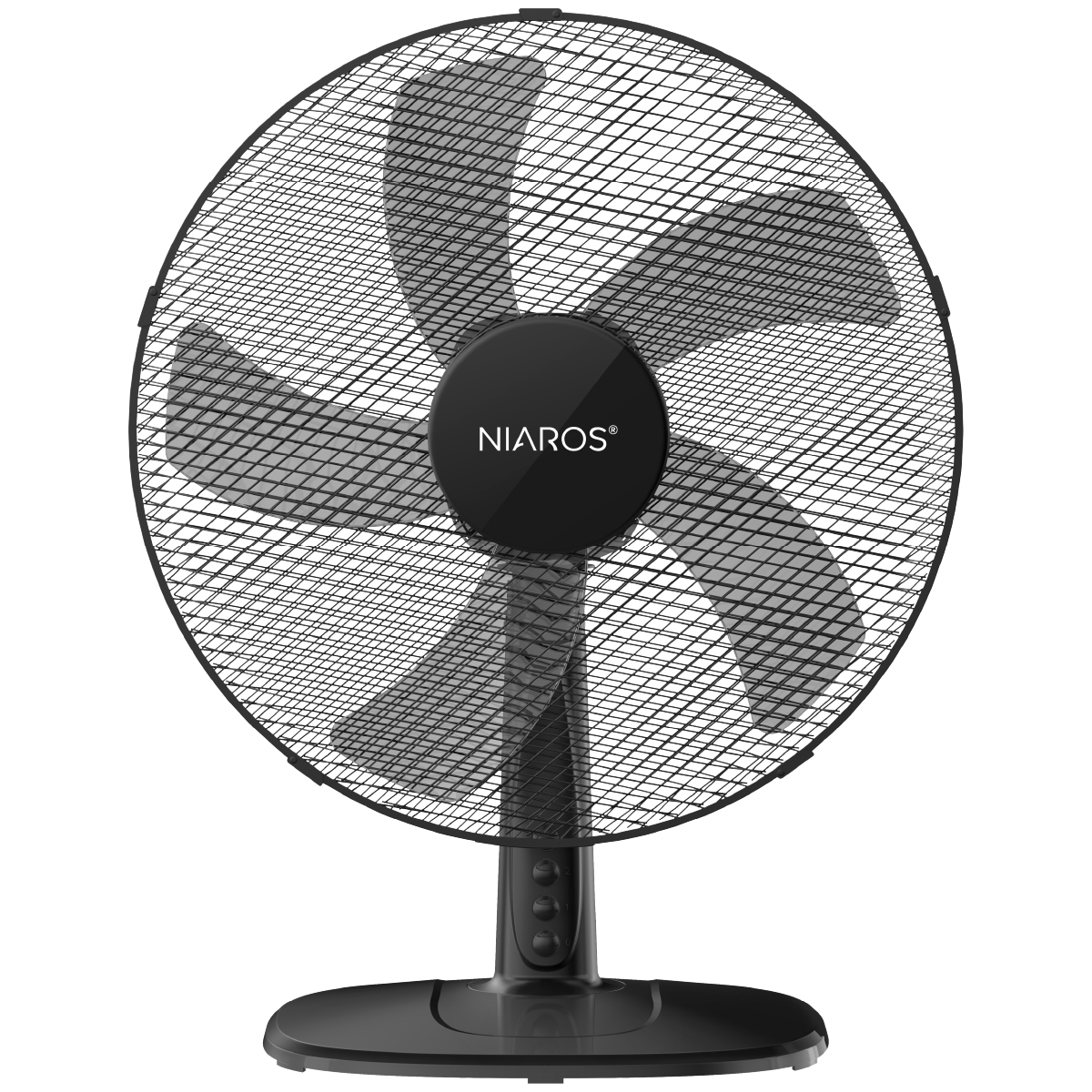 Ventilador de mesa Lathor Ø43cm 45W Preto