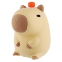 Luz de noite infantil LED Capivara 1W RGB bateria recarregável