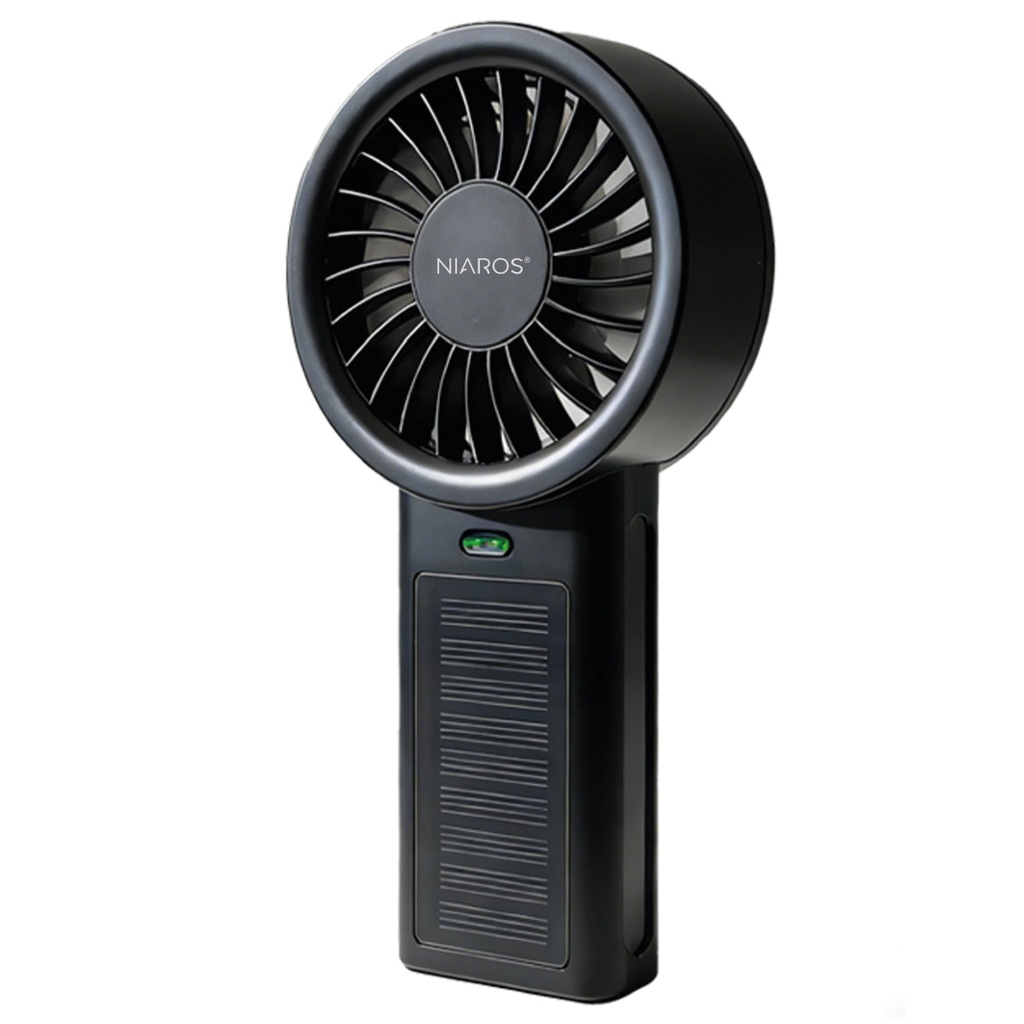 Mini ventilador solar Vainio Negro