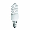 Lâmpada espiral E14 11 W 2700 K - 5u retráctil