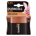 Pilha petaca DURACELL Plus 3R12-4,5 V Blister 1 un.
