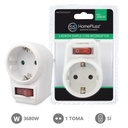 Adapter with switch - 6pcs inner box