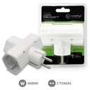 2 way adapter T shape - 6pcs inner box