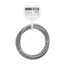 2.5m textile cable (2x0.75mm) Silver