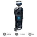 4 way socket Black (3x1.5mm) 3M wire