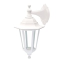Farol de jardín brazo reversible Serie Sakania E27 IP44 Blanco