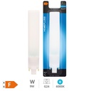 Bombilla LED PL 9W G24 6000K - 5u retráctil