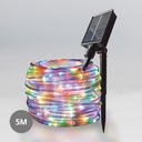 Grinalda LED solar 5M 8 funções RGB